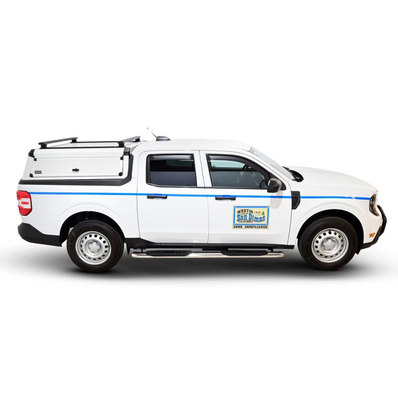 Westin PRO TRAXX 4in Oval Nerf Step Bars - Polished | 2022-2024 Ford Maverick - Stateside Performance - Nerf Bars - Westin - Westin PRO TRAXX 4in Oval Nerf Step Bars - Polished | 2022-2024 Ford Maverick