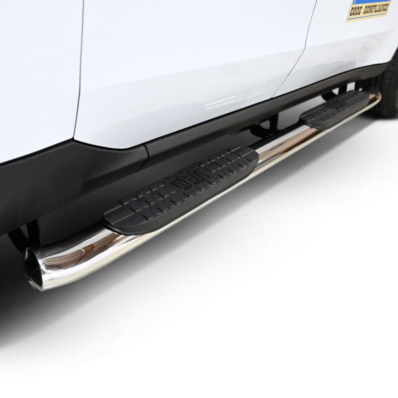Westin PRO TRAXX 4in Oval Nerf Step Bars - Polished | 2022-2024 Ford Maverick - Stateside Performance - Nerf Bars - Westin - Westin PRO TRAXX 4in Oval Nerf Step Bars - Polished | 2022-2024 Ford Maverick